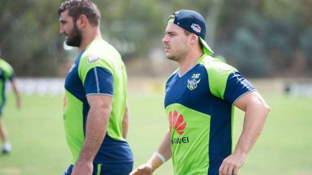 Raiders halfback Aidan Sezer says they've been using sprinklers to get used to the Townsville humidity.