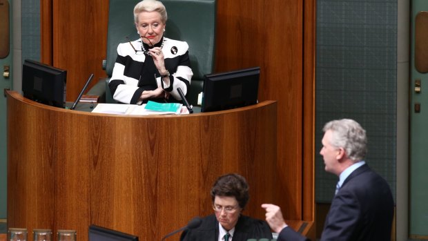 Manager of opposition business Tony Burke wants Bronwyn Bishop out of the Speaker's chair. 