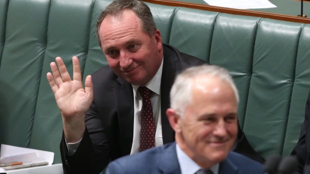 Barnaby Joyce and Malcolm Turnbull are also on the road.