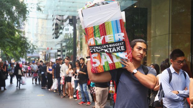 Forty-one per cent of Australians wait for special offers and sales to go shopping.