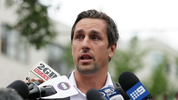 Admission: Mitchell Pearce is getting help for his alcohol problem.