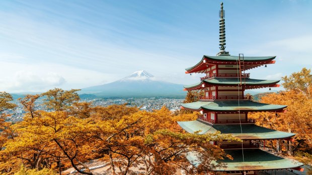 Autumn is Japan's second-busiest  tourist season.