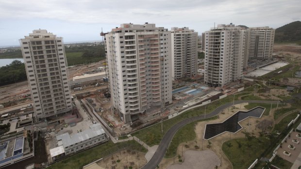 The athletes village for the Rio Games, where athletes will have to pay if they want their bedrooms air conditioned. 