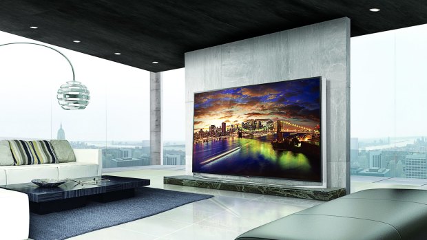 Sharper: LG's 213-centimetre 84UB980T ultra high definition TV is $12,999, but is sharper than a projector in a bright environment. 