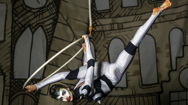 Contortionist Jordan "Jordana" Revell says "there's so much opportunity in the circus to explore pathways that haven't been explored before". 
