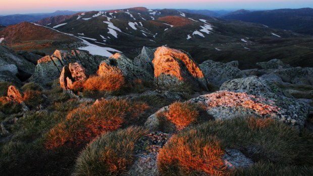 Mount Kosciuszko in the Australian Alps: An impediment to the Canberra-Melbourne road trip.