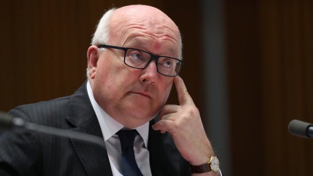 Former arts minister George Brandis. 