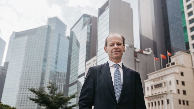 ANZ chief executive Shayne Elliott in Hong Kong earlier this week as he announced the bank's retreat from five Asian countries.