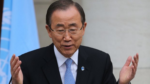 UN Secretary General Ban Ki-moon says Paris must mark the floor, not the ceiling of our ambition.