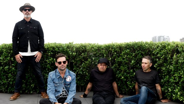 Grinspoon's  Pat Davern (left), Phil Jamieson, Kris Hopes and Joe Hansen are ready to hit the road again.