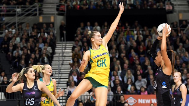Diamonds defender Courtney Bruce says Sharni Layton hasn't missed a beat since stepping away from the game.
