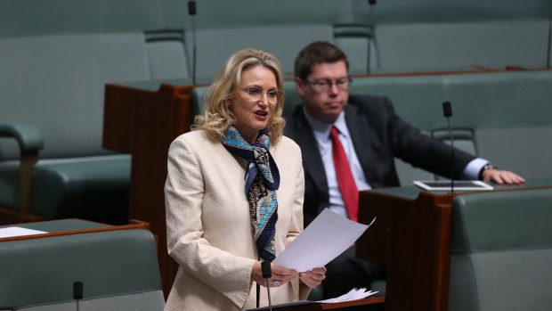 Melissa Parke delivers her valedictory speech at Parliament House.