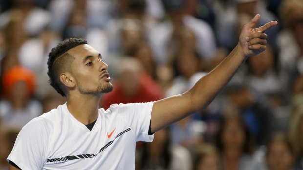 Nick Kyrgios was involved in a confrontation with his opponent in Mexico