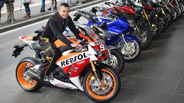 Motorbike owner Jan Jonker bought a bike to save on petrol and to beat the traffic.