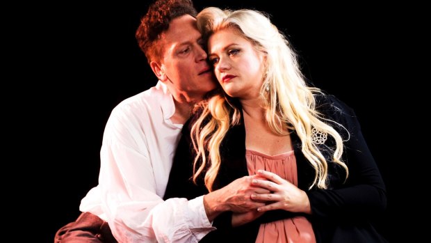 UK singer Neal Cooper and local opera star Lee Abrahmsen as Tristan and Isolde.