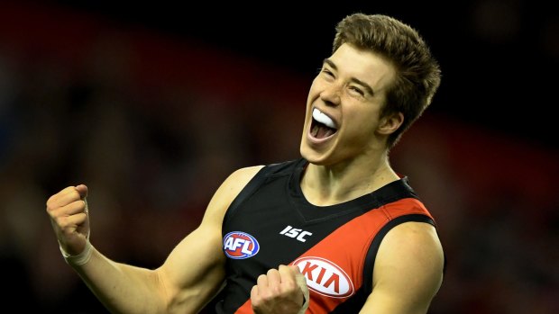 Zach Merrett and the Bombers will play finals in 2017.