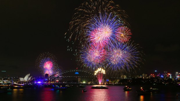 High traffic zone: extra network resources are necessary at New Year celebrations in Sydney.