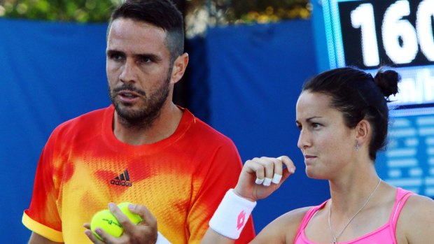 Victoria Police's sporting integrity intelligence unit is investigating the mixed doubles match between Spanish duo David Marrero and Lara Arruabarrena and Czech Andrea Hlavackova and Poland’s Lukasz Kubot.