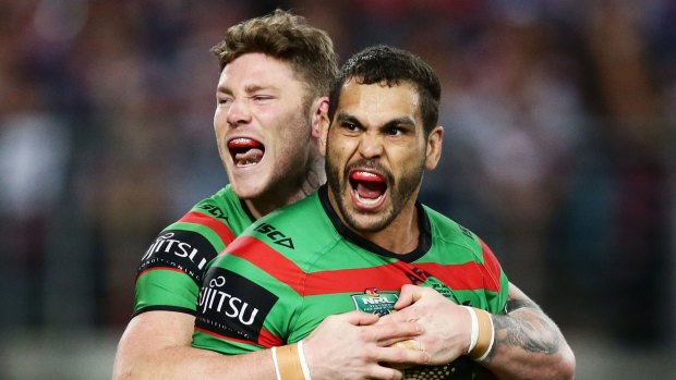 Working men: South Sydney's Chris McQueen and Greg Inglis will be seeking to create history. 