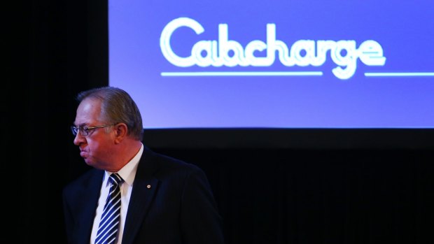 Departing Cabcharge chairman Russell Balding.