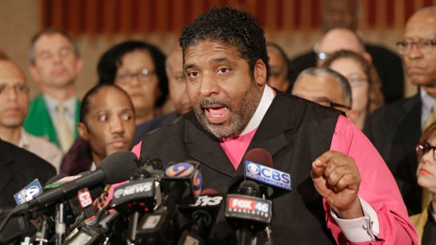Reverend William Barber, the head of the NAACP, has been fighting voter restrictions in North Carolina.