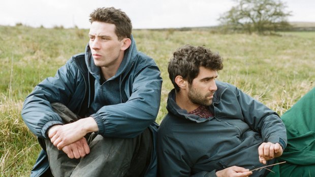 Strained intimacy: Josh O'Connor (left) and Alec Secareanu in God's Own Country.