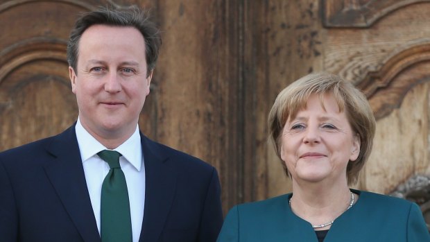 Angela Merkel and David Cameron: The German chancellor reportedly told Cameron last month that the premier would reach a point of no return if he continued working on quotas on migration to the UK by fellow EU citizens.