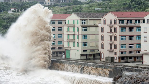Typhoon Chan-hom triggered the evacuation of almost 1 million people from eastern China's Zhejiang province in 2015.