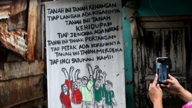 Residents of Bukit Duri, on the banks of the Ciliwung river are fighting to be able to stay. 