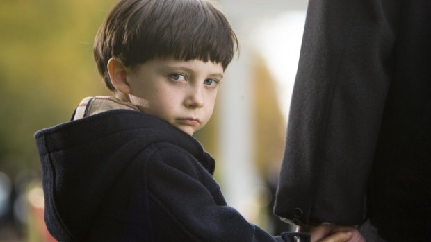 Psychopathic child Damien in the 2006 remake of <i>The Omen</i>.