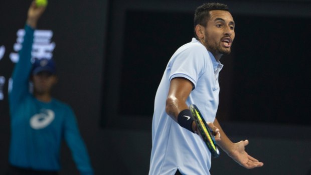 Until Nick Kyrgios gets a coach he won't be making any inroads at the grand slams in 2018. 