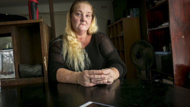 Edwina Crawford, who says she has been repeatedly harassed by a debt collector.
