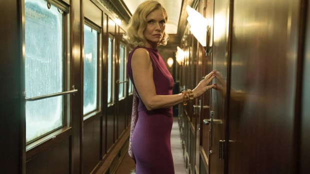 Michelle Pfeiffer in Murder on the Orient Express. "I'm never going to be one that retires."