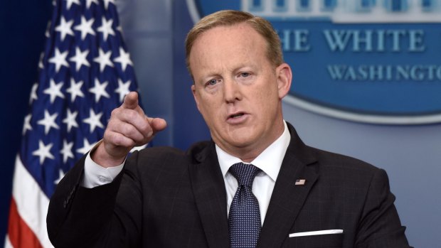 Sean Spicer, White House press secretary, warned of another chemical attack recently. 