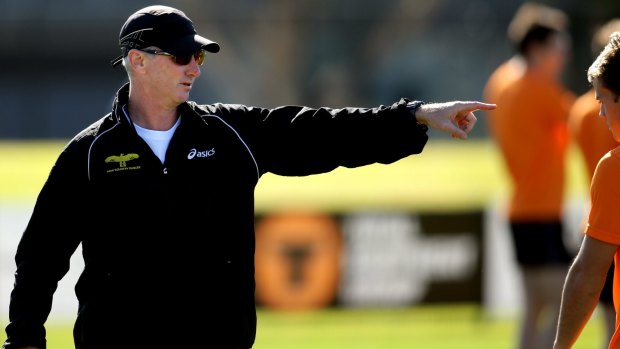 Calling the shots: NSW Country coach Darren Coleman.