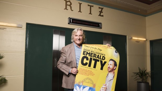 Australian National Theatre Live's Grant Dodwell at the Ritz Cinema in Randwick where Emerald City will premiere on April 27. 