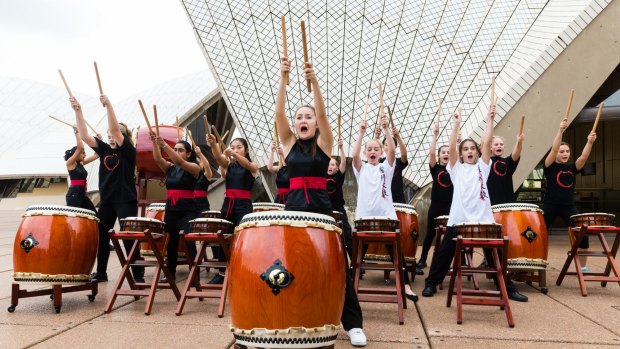 MLC School students gear up for the school's 13th Biennial Sydney Opera House Concert in May 2015.