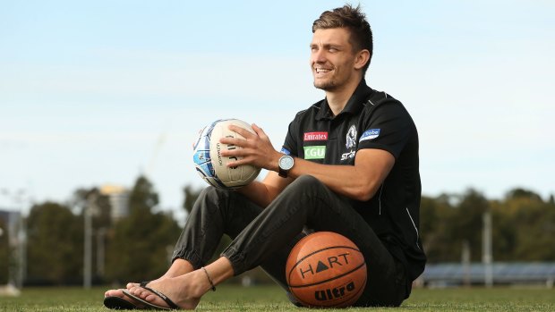 Adam Oxley, who has a multi-sport background, will be re-selected by Collingwood as a rookie. 