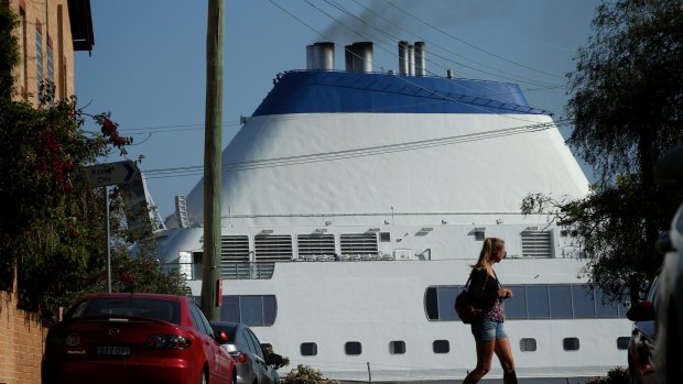 Cruise ships berthed at White Bay cruise terminal have caused great concern for local residents.