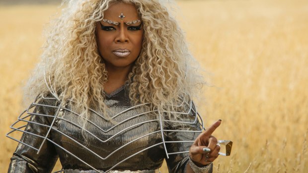 Oprah Winfrey as Mrs Which, a guiding spirit, in a scene from A Wrinkle In Time.