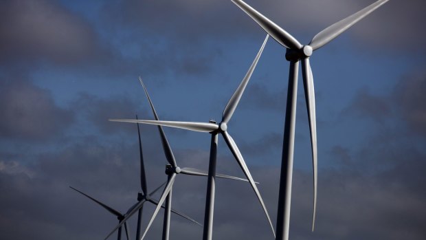 Lining up: Few operating wind farms in Australia attract complaints.
