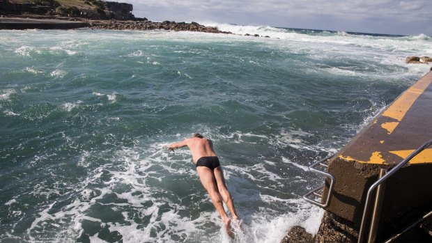 Waters off Sydney are about 18 degrees - warmer than air temperatures as winter comes to a formal end.