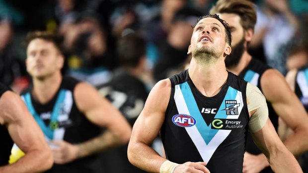 Look away now: Port captain Travis Boak says the Power have started the season poorly.