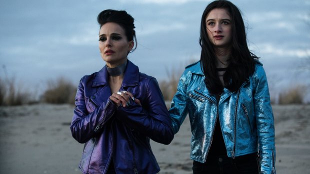 Natalie Portman (left) and Raffey Cassidy in Vox Lux, a film in which the mystery of where the plot could possibly be headed persists till the last moment.