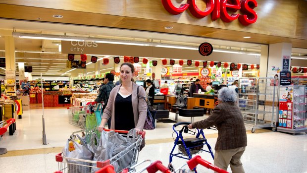 Coles has beaten Woolworths in 27 consecutive quarters.