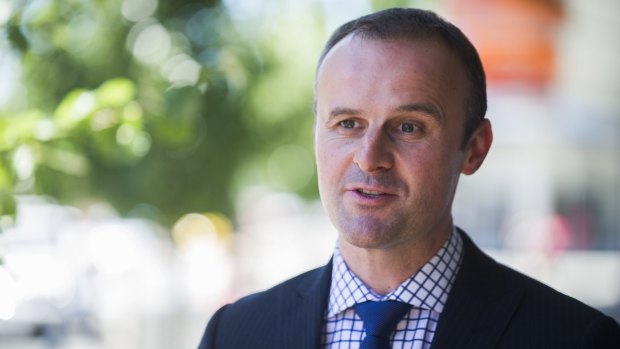 Reshuffle: ACT Chief Minister Andrew Barr is expected announce a cabinet reshuffle on Friday. 