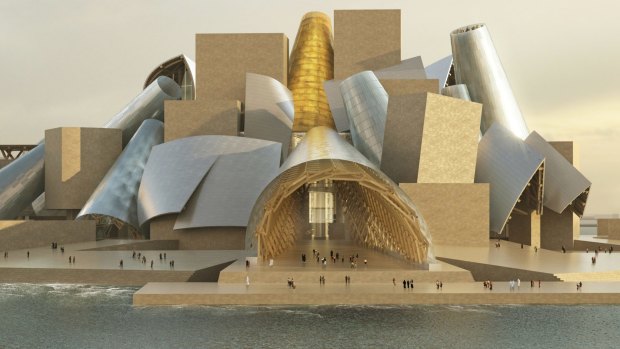 Yet to be completed: the Guggenheim Abu Dhabi.