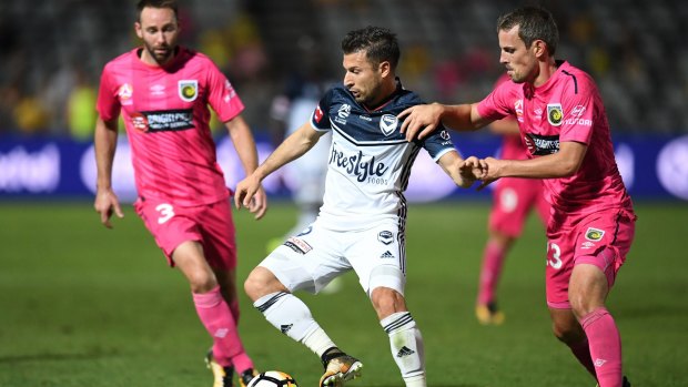 Disruption: Melbourne Victory's Kosta Barbarouses has missed part of the A-League season due to international duty with New Zealand.