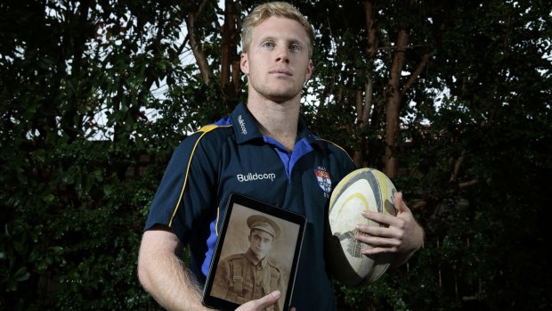 Matthew Narracott will pay tribute to great great uncle George Oswald Blair on Anzac Day.
