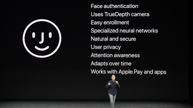 Phil Schiller, senior vice president of worldwide marketing at Apple, talks about Face ID.